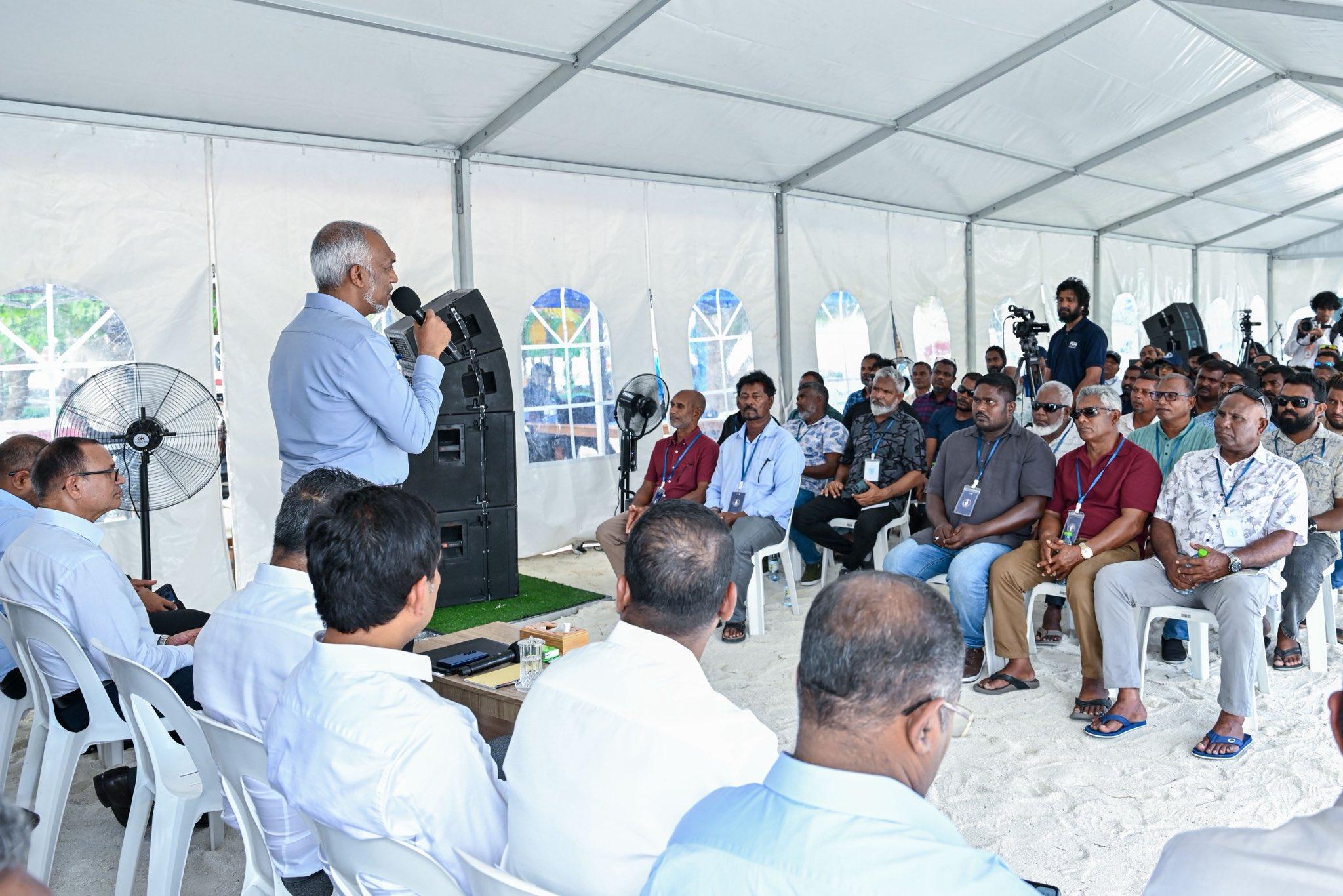 މަސްވެރިން އެދިލައްވާކަންކަމަށް އީޖާބީ ގޮތެއްގެ ރަނގަޅު ކުރިއެރުން ގެނެސްދޭނަން: ރައީސް