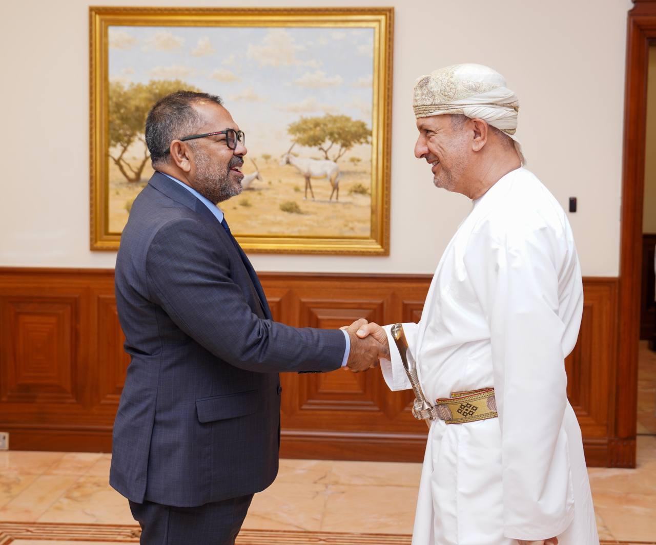 ރާއްޖޭގެ މާލީ ވަޒީރު އޮމާނުގެ މާލީ ވަޒީރާ ބައްދަލުކުރައްވައިފި