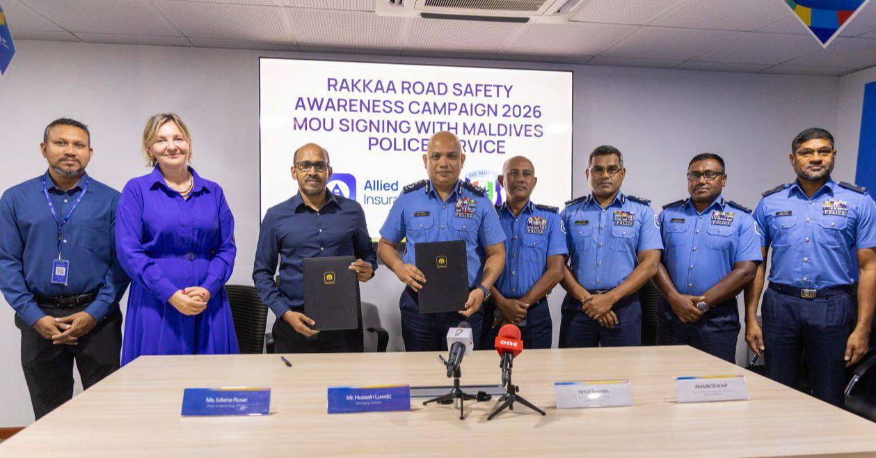 ރައްކާ ރޯޑް ސޭފްޓީ ކެމްޕެއިން ކުރިއަށް ގެންދިއުމަށް އެލައިޑާއެކު އެއްބަސްވުމެއް