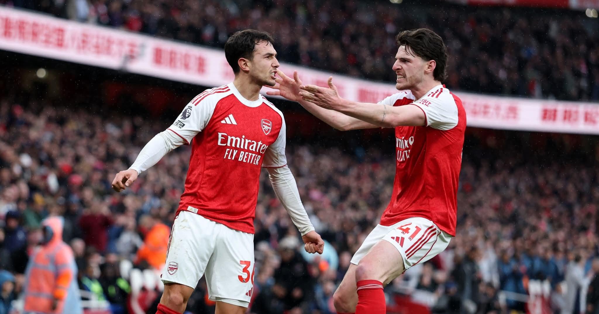 ސަންޑަލޭންޑް ބަލިކޮށް އާސެނަލް އިން ނުވަ ޕޮއިންޓަށް ލީޑު ފުޅާކޮށްފި