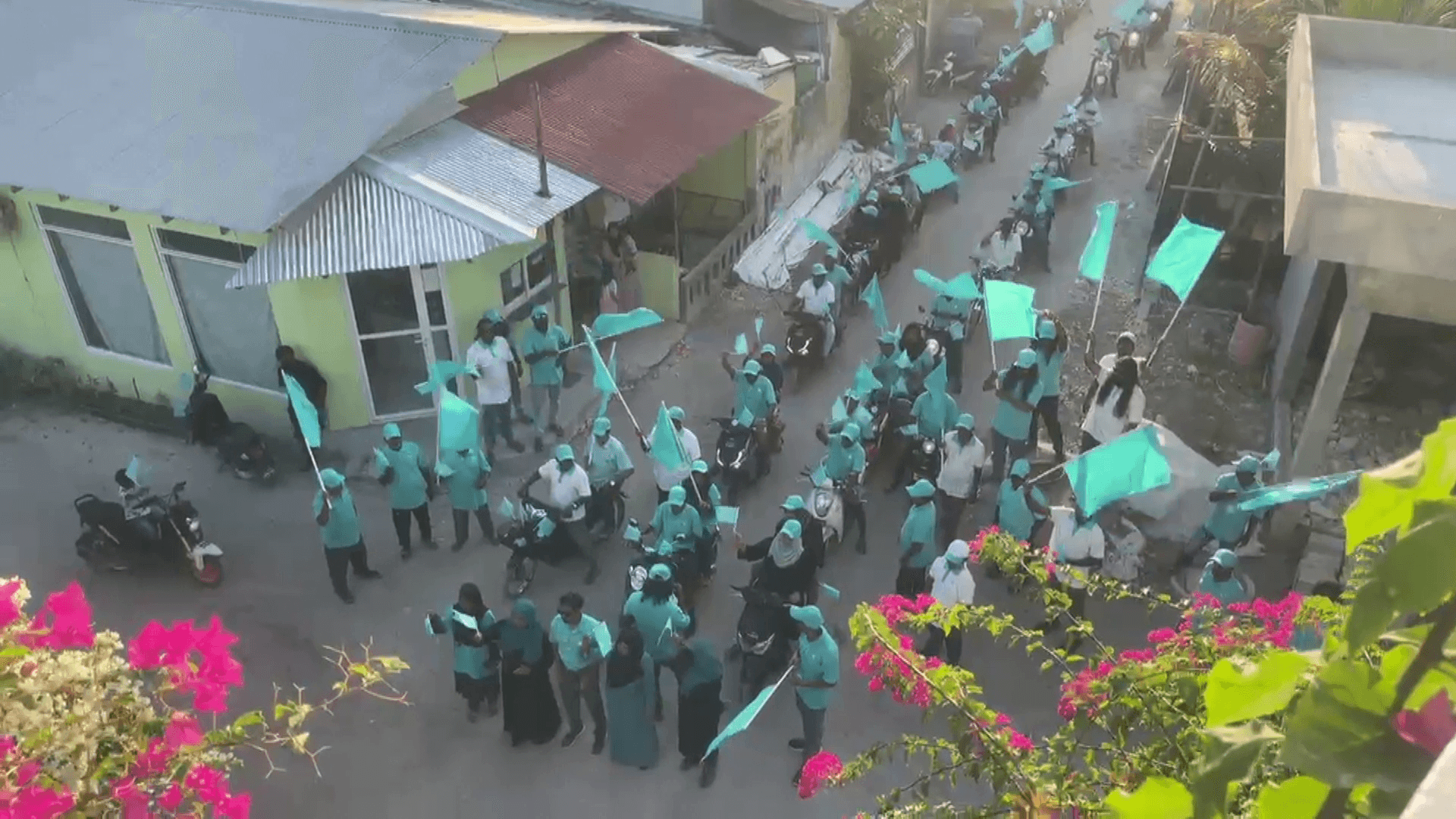 ކެންދޫގައި ޕީއެންސީގެ ފަރާތުން ސައިކަލު ބުރެއް ބާއްވައިފި