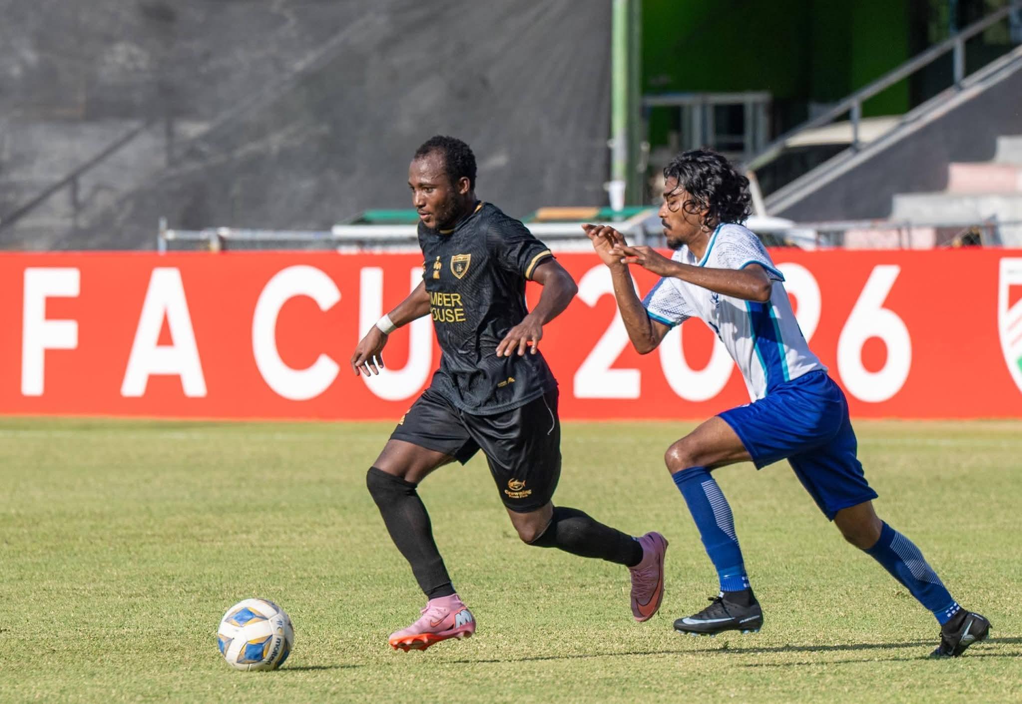 ބުލޫ ސްޕޯޓްސް ކުލަބު އަތުން ބަލިވެ އީގަލްސް އެފްއޭކަޕް ކުއާޓާ ފައިނަލުން ކަޓައިފި