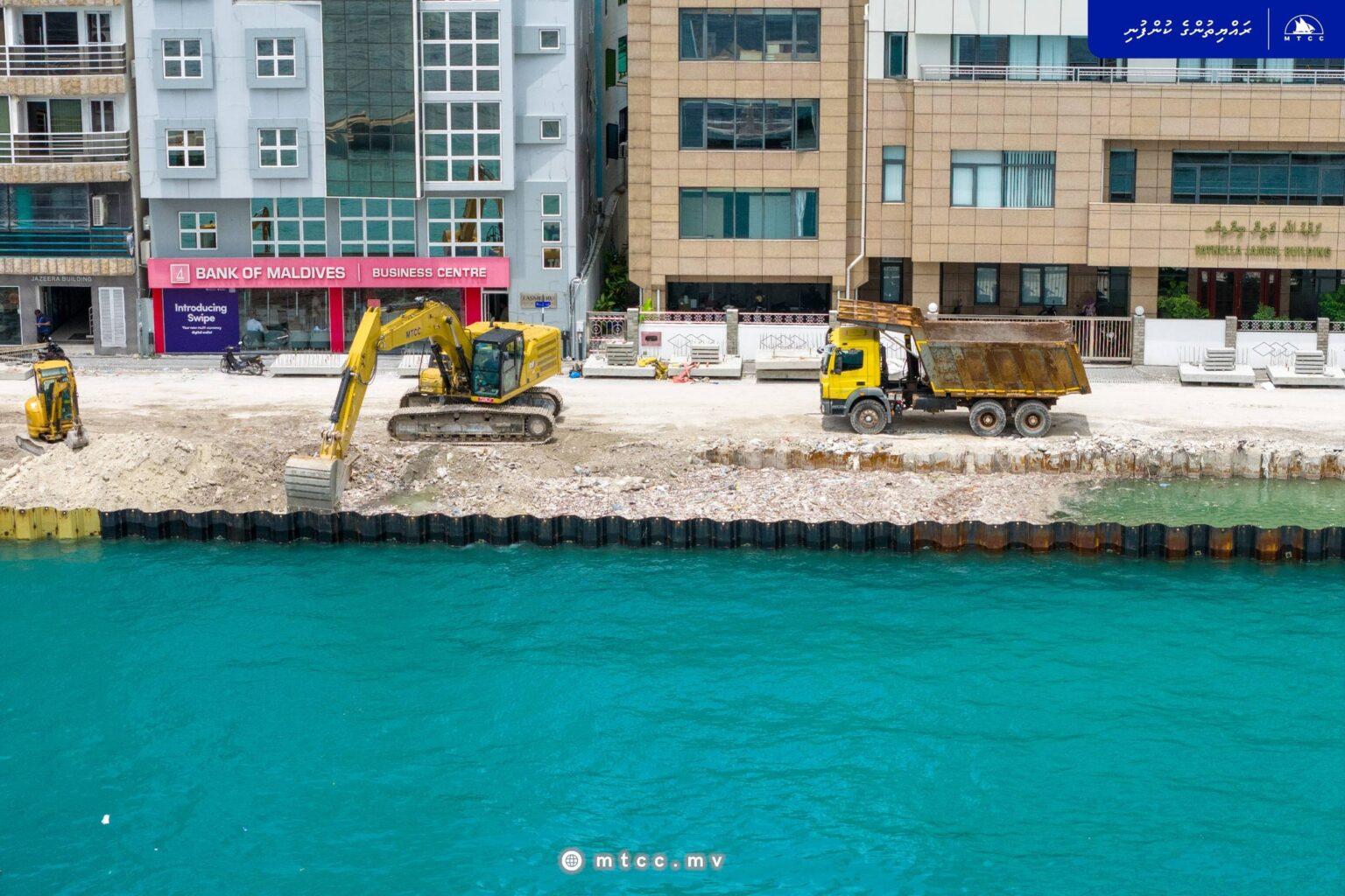 ބޮޑުތަކުރުފާނު މަގު ހެދުމުގެ މަޝްރޫއު ގެ ދަށުން 278 މީޓަރުގެ ސަރަހައްދެއްގައި ޝީޓްޕައިލްކޮށްފި