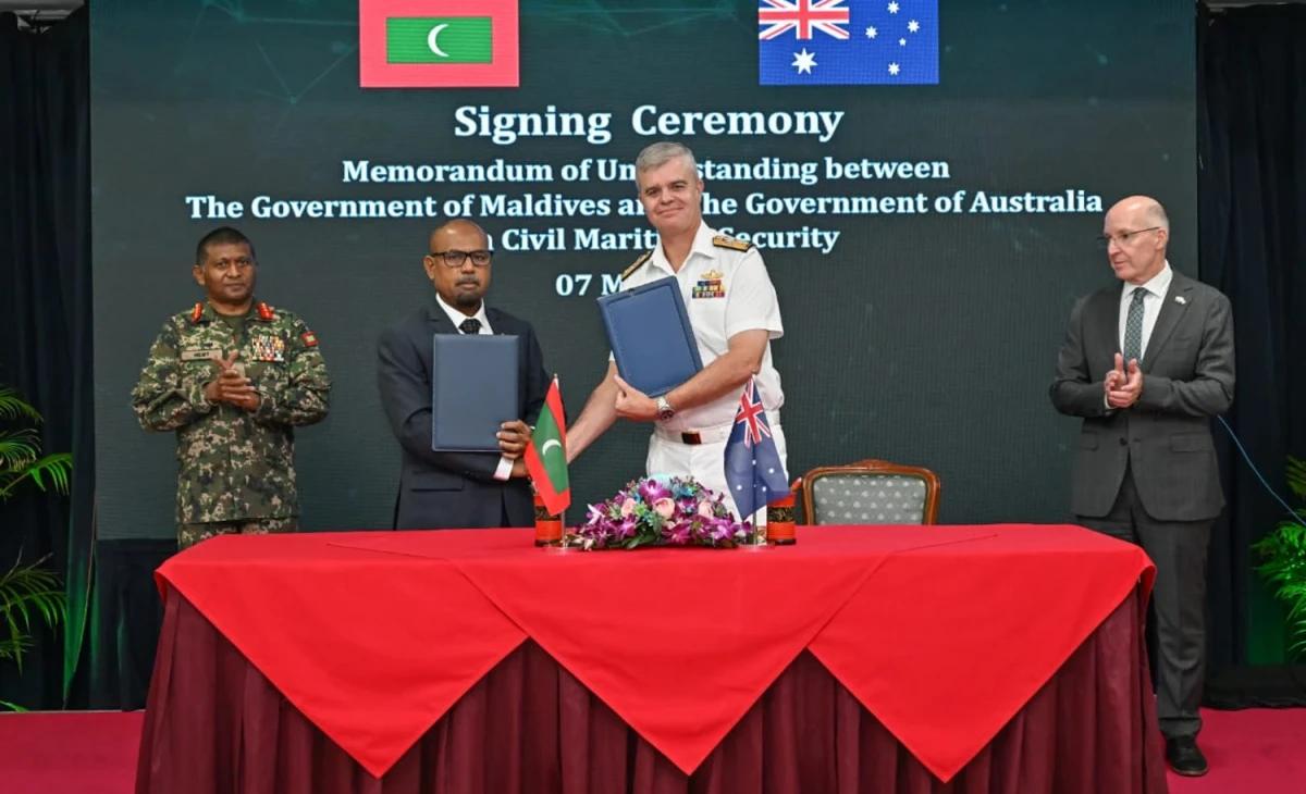 މެރިޓައިމް އާއި ގުޅޭ އެއްބަސްވުމެއްގައި އޮސްޓްރޭލިއާއެކު ސޮއިކޮށްފި