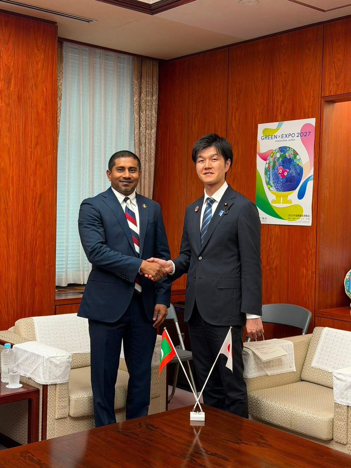 މަސްވެރިކަމާއި ދަނޑުވެރިކަމަށް ޖަޕާނުން އެހީތެރިވަނީ