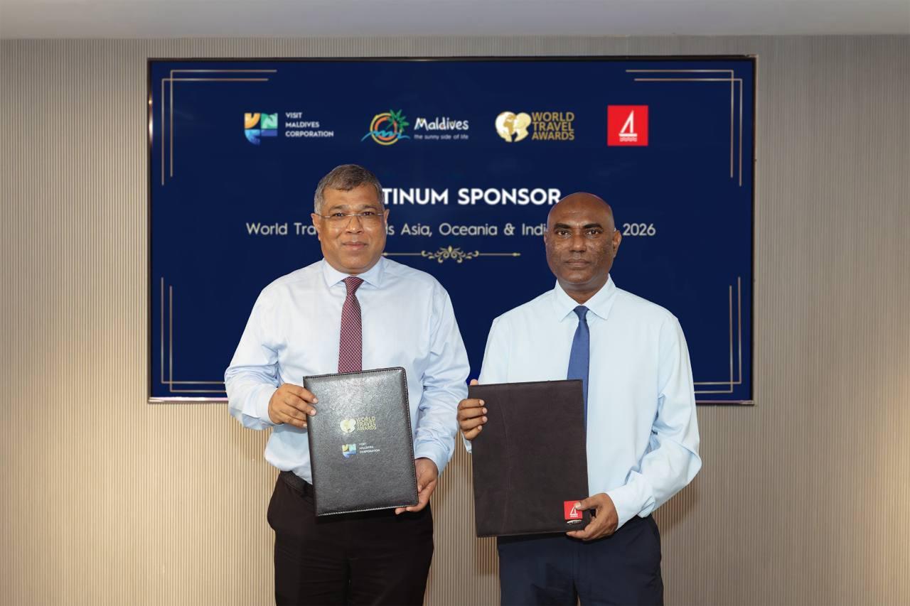 ވަރލްޑް ޓްރެވަލް އެވޯޑްސް 2026ގެ ޕްލެޓިނަމް ޓައިޓަލް ސްޕޮންސަރަކަށް ބީއެމްއެލް ސޮއިކޮށްފި