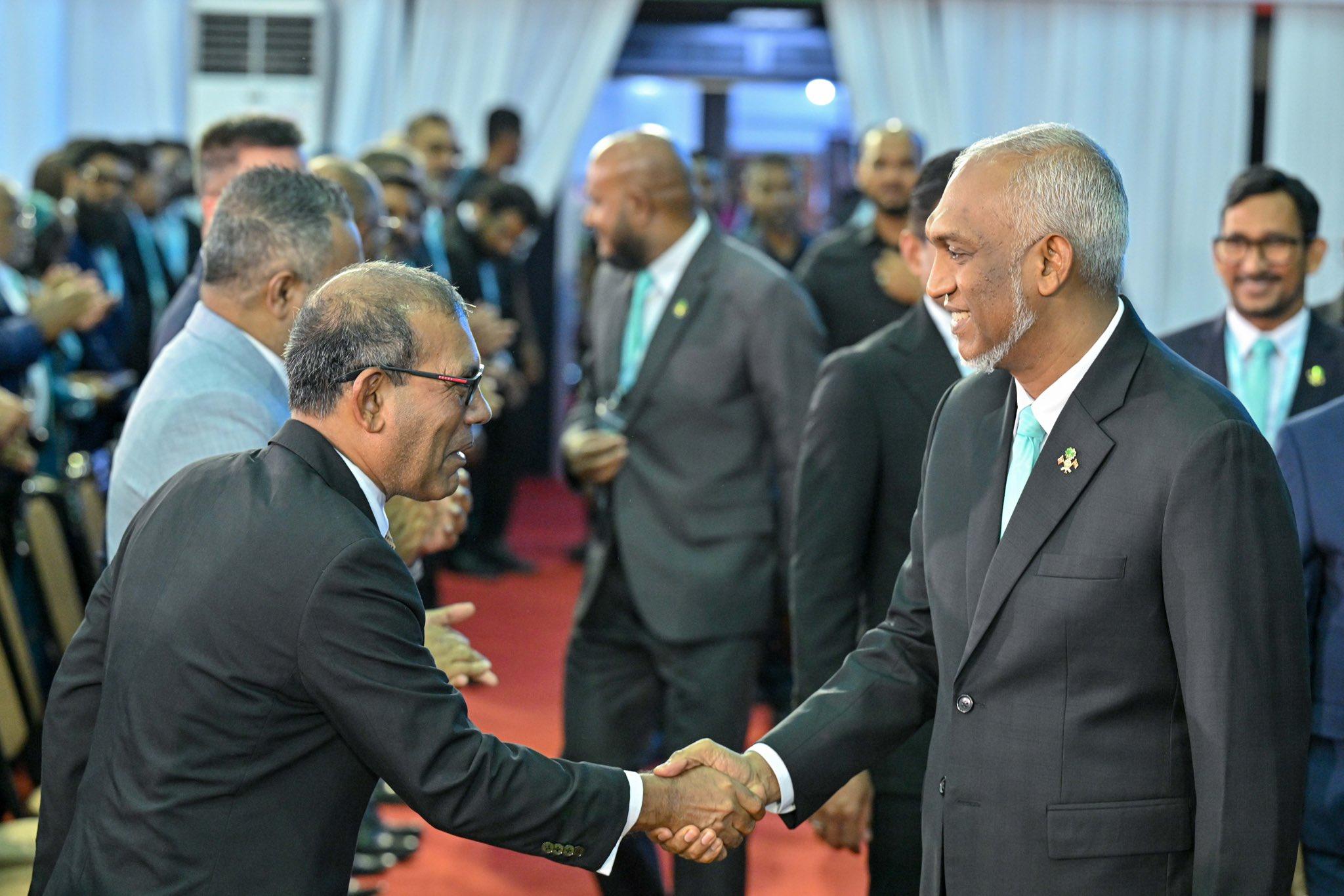 ޕީއެންސީގެ މަތީ މަޖިލިސް އިފްތިތާޙީ ޖަލްސާގައި ރައީސް ނަޝީދު ބައިވެރިވެވަޑައިގެންފި