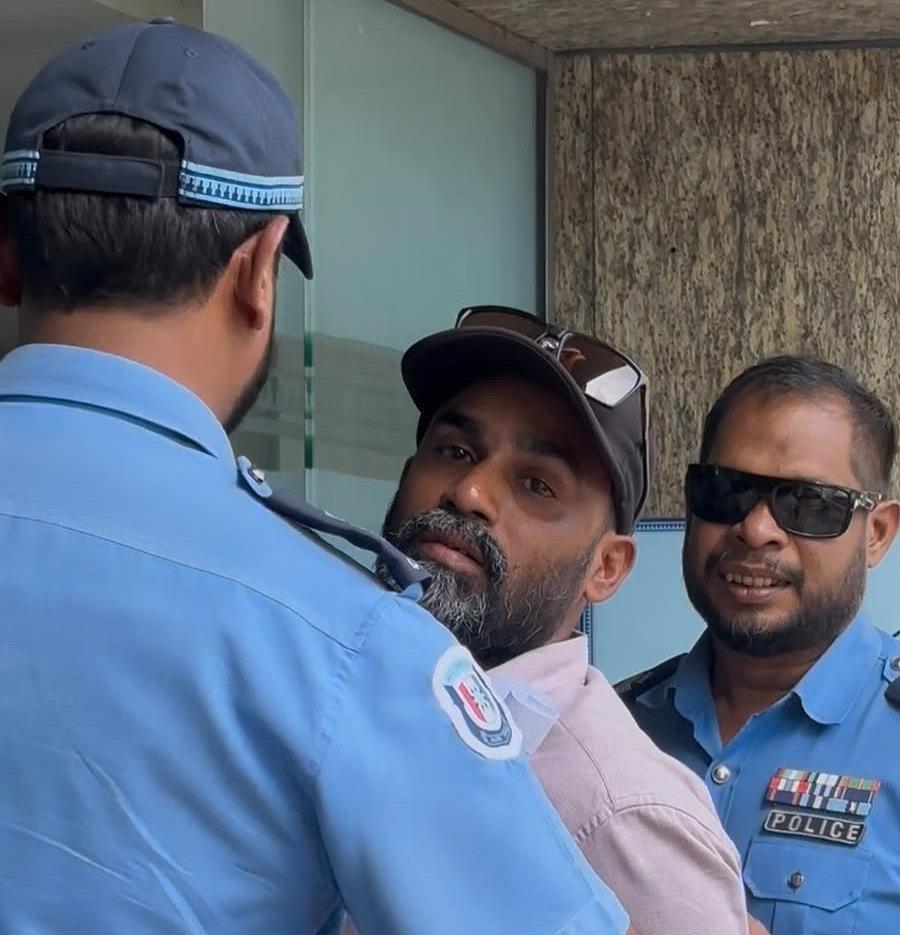 ހަފްތާއެއް ކުރިން، ކުރި މުޒާހަރާއަކާ ގުޅިގެން، ޝާމިން މިއަދު ހައްޔަރު ކޮށްފި